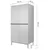Garderobna omara Nicole 100 2DP2SZ - bela