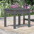 Vrtna klupa siva 50x44x45 cm od masivne borovine