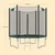 Songmics Trampolin premera 305 cm modre barve