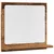 Kupaonski ormarić s ogledalom staro drvo 40x11x37 cm