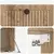 TV ormar za zid 59,5 x 31 x 30 cm Hrast artisan