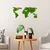 Opviq Zidna dekoracija World Map, 70x32 cm 6 mm, Zelena