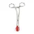 Mr. Steel Tongue Forceps Luxe Silver