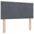 vidaXL Postelja boxspring z vzmetnico Temno siva 90 x 190 cm Žamet