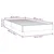Vidaxl Posteljni okvir brez vzmetnice temno siv 90x200 cm blago
