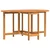 Vidaxl Vrtna miza Rjava 110 x 60 x 72 cm Masiven les akacije