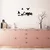 Wallity Set zidnih dekoracija Bird Community,, 1.5 mm, 4 komada, Crna