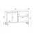Hanah Home Konzolni sto Frezya, 120 x75 x29.6 cm, Hrast