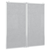 Magnetna bijela ploča sklopiva 100 x 100 x 1,7 cm aluminijska