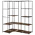 Vidaxl Kotna garderobna omara 130x87x169 cm rjava