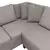 Atelier del Sofa Ugaona garnitura na razvlačenje Loft, 230 x 285 cm, Svetlobraon