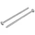 Vijak 2 pcs Srebrno M6 x 120 mm Čelik
