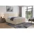 Livetastic BOXSPRING POSTELJA 180 cm  x 200 cm , les, kovina, umetna masa, tekstil bež