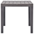 Vrtni stol boja kave 78 x 78 x 72 cm plastični