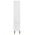 Vitrina MOLDE bijela 90 x 35 x 175 cm od masivne borovine