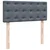 Vidaxl Box spring postelja z vzmetnico temno siv 120x190 cm žamet