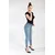 Denistar Ženske farmerke 200-3110, Slim fit, Plave