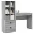 Stol s ladicama s policom s pohranom 2 pcs Siva Sonoma