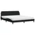 Krevet s madracem Dover crni 180x200 cm od tkanine