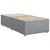 Vidaxl Box spring postelja z vzmetnico svetlo siva 80x200 cm blago