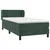 Vidaxl Box spring postelja z vzmetnico temno zelena 80x200 cm žamet