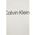 Bombažna kratka majica Calvin Klein bež barva