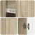 Kreveta Hrast sonoma 89 x 34,5 x 60 cm Konstruirano drvo