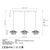 Opviq Luster Mantar-6503-S-2, 155x35x110cm, IP20, Zlatne boje