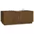 Greatstore Klubska mizica medeno rjava 100x50x41 cm trdna borovina