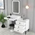 Hanah Home Komoda Lizbon 549 124x84,7x40cm Bela