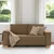Vidaxl Dvosed rjav 180x78x84 cm blago