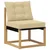 Set vanjskih sofa 5 kom. Bijela i bež