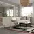 LILLEHEM Modularna sofa 4-sed, Vissle/bež drvo