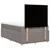 Vidaxl Box spring postelja z vzmetnico taupe 120x200 cm blago