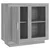 Vidaxl Komoda siva sonoma 80x40x75 cm