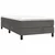 Greatstore Box spring postelja z vzmetnico temno siv 90x190 cm žamet