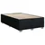 vidaXL Box spring postelja z vzmetnico črna 120x190 cm blago
