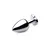 Booty Sparks Black Heart Gem Anal Plug Large