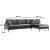 ATELIER DEL SOFA Ugaona garnitura Papira Corner Right (L3+Chl) Anthracite