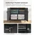 Songmics Shranjevalna omara 80x40x76 cm rjava