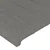 Vidaxl vidaXL Vzglavje postelje z LED diodo temno sivo 144x5x78/88 cm blago