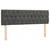 Vidaxl Box spring postelja z vzmetnico temno siva 140x200 cm žamet