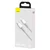 BASEUS USB-C kabel za Lightning Baseus High Density Braided, 20 W, 5 A, PD, 1 m (bel)