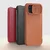 Maska na preklop Nillkin Qin Pro za iPhone 15 Plus, Crna