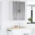vidaXL Stenska kuhinjska omarica 2 pcs Siva Sonoma 30 x 31 x 80 cm