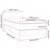Vidaxl Box spring postelja z vzmetnico temno rjava 90x200 cm blago