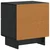 Noćni ormar Crna 43 x 34,5 x 47,5 cm Konstruirano drvo