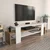 Hanah Home TV Komoda Lenora, 150x45x35 cm, Belo-Orah