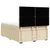 vidaXL vidaXL Box spring postelja z vzmetnico krem 160x200 cm blago, (21305023)