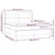 Vidaxl Box spring postelja z vzmetnico bel 160x200 cm umetno usnje